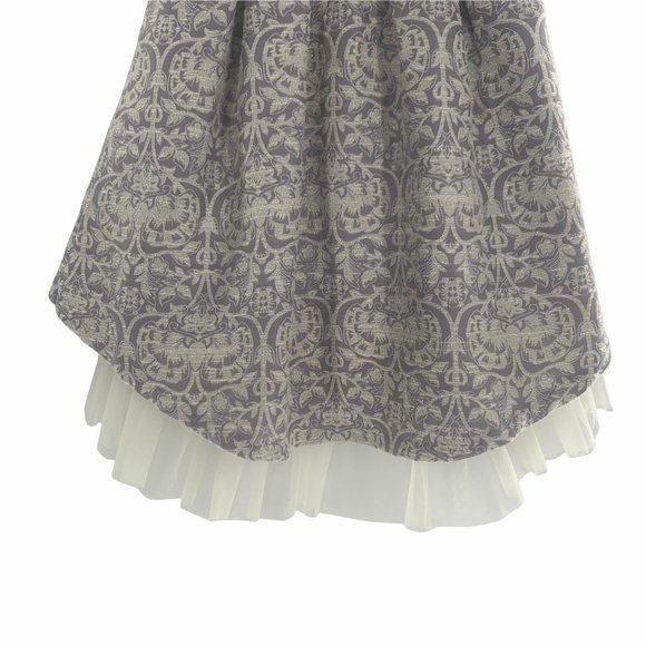 Genuine Kids from Osh Kosh Lilac and Gold Brocade Hi-Low Hem Girls Dress Size 3T - Picture 7 of 7